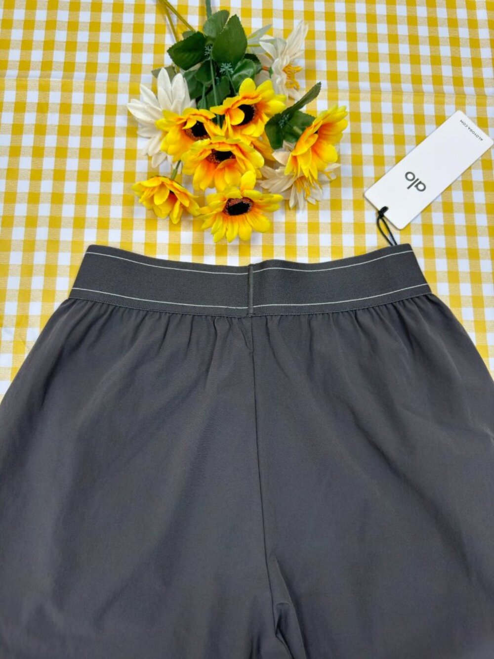 Versatile ALO Yoga🔆🔆 Women's Dark Grey Regular Suit Trousers (Brand New) - Picture 3 of 7